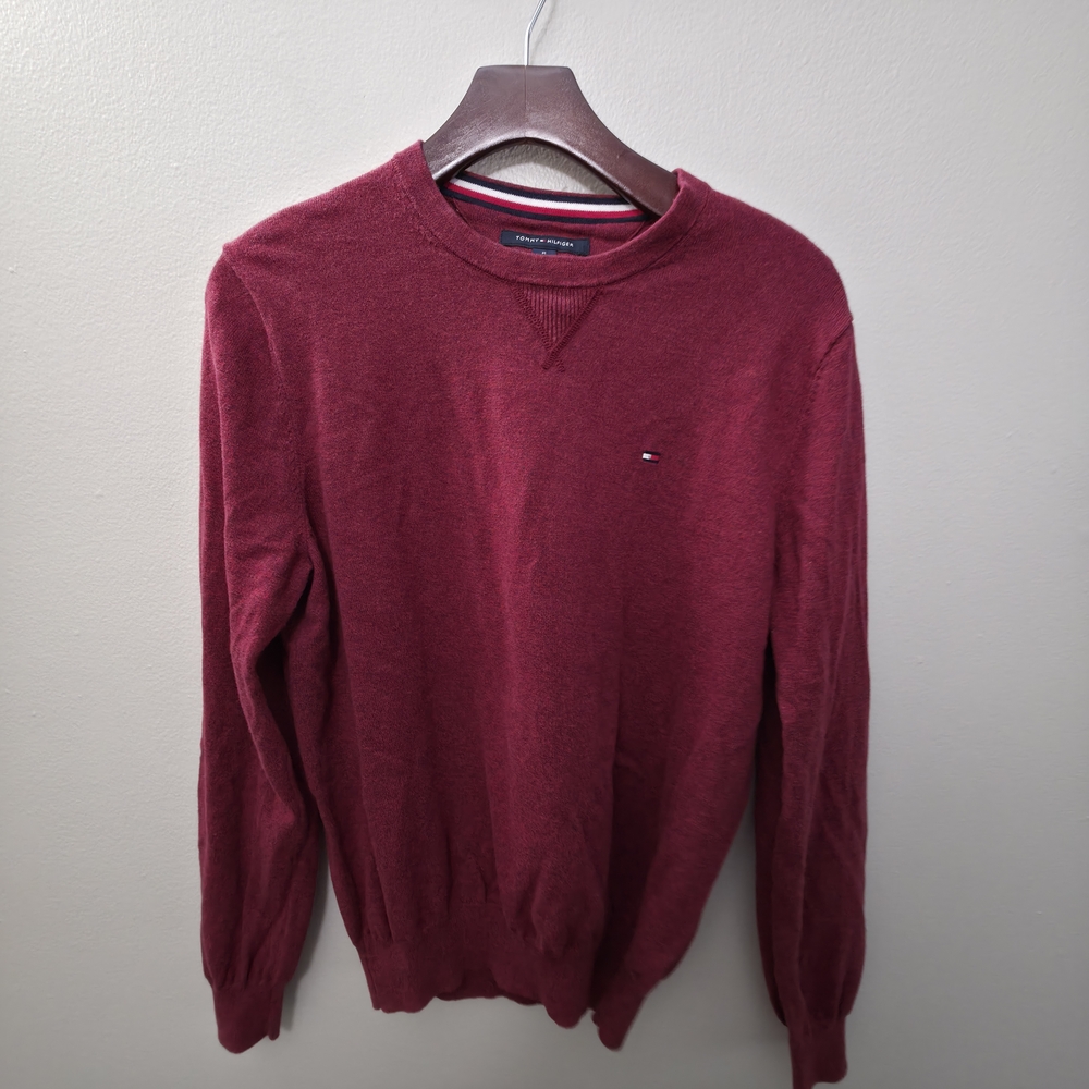 Tommy Hilfiger Men's Red Sweater